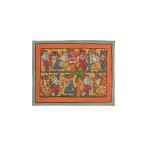 
                
                    Load image into Gallery viewer, BENGAL PATTACHITRA - IT TAKES A VILLAGE…
                
            