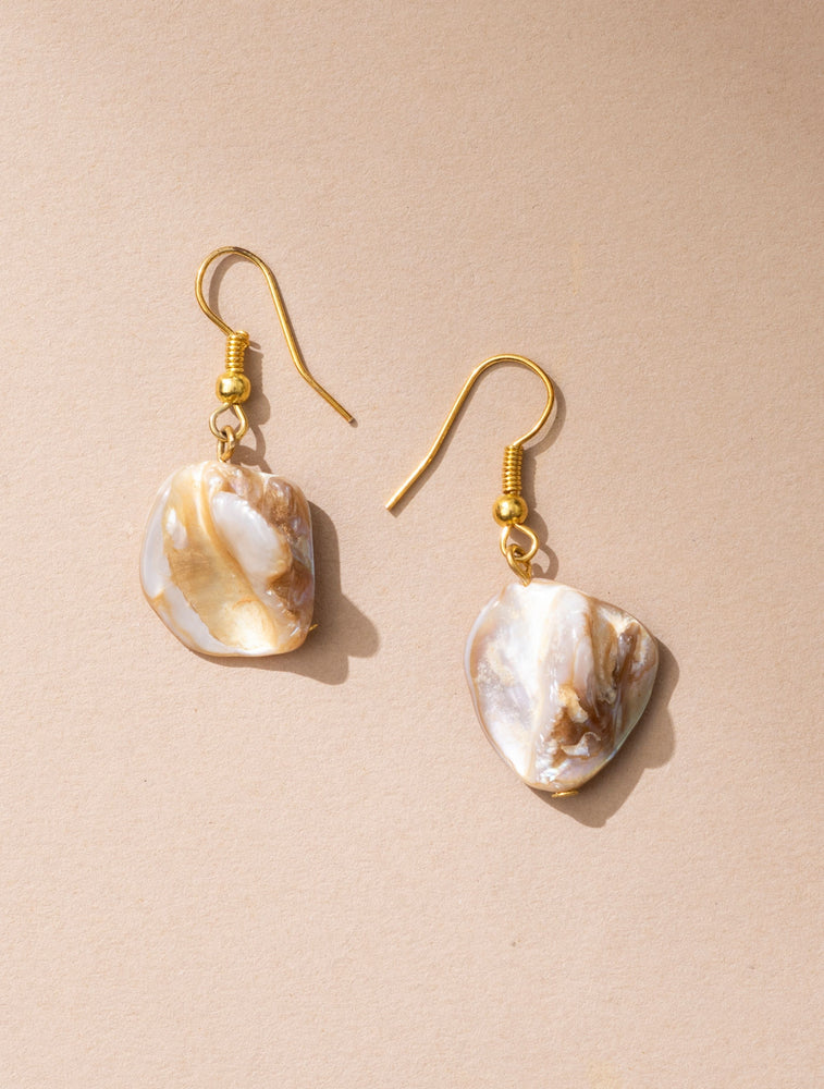 Sea Secrets 'Pebble' Mother of Pearl Earrings