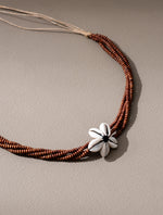 Cowry Shell and Wooden Beads Choker