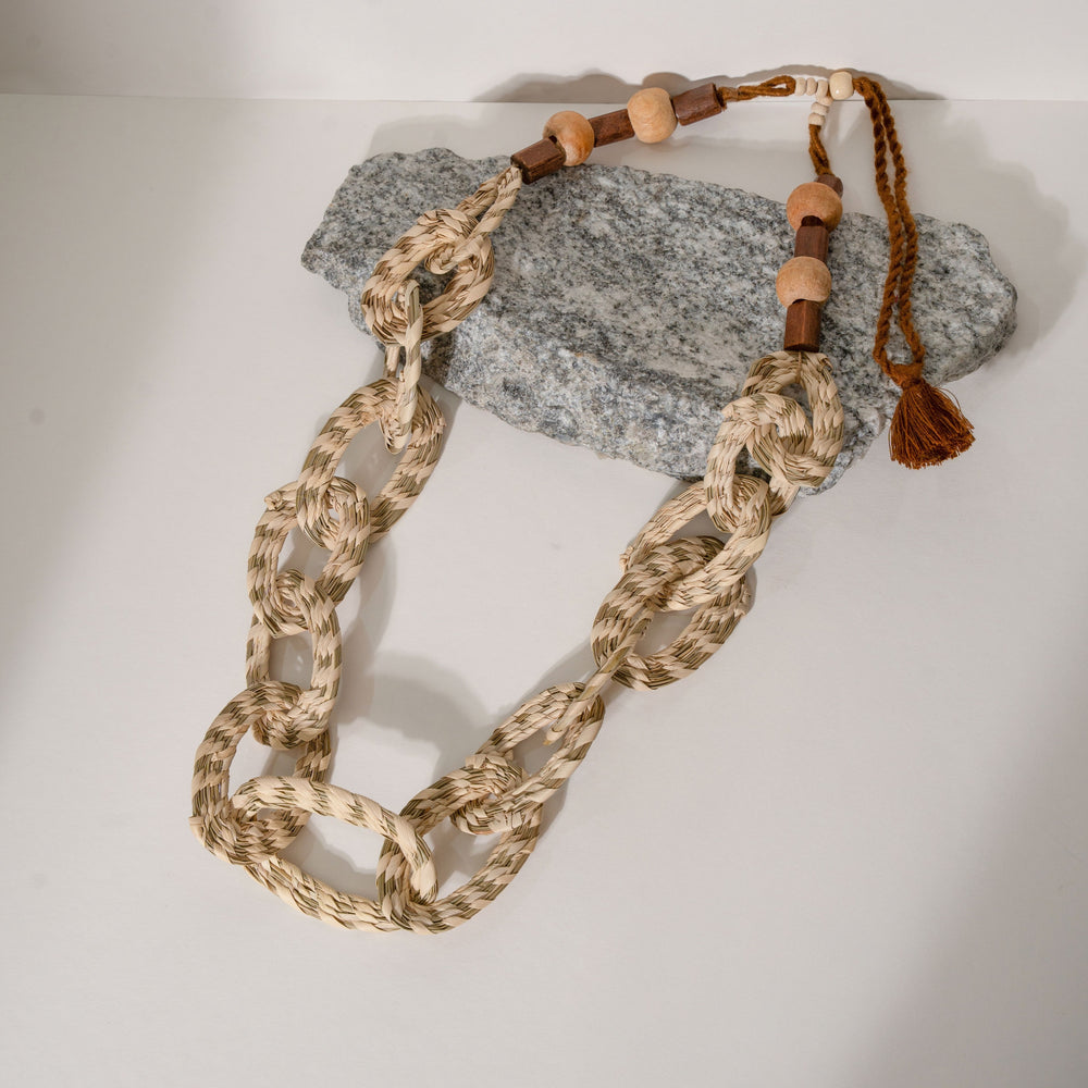 Sabai Grass Handweaving Loop Necklace