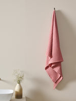 Chalk | Cotton | Waffle | Bath Towel | Dusty Pink