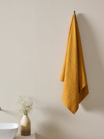 Honeycomb | Cotton Bamboo | Waffle | Bath Towel  | Ochre