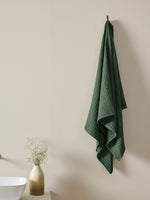 Honeycomb | Cotton Bamboo | Waffle | Bath Towel  |Verde