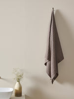 Honeycomb | Cotton Bamboo | Waffle | Bath Towel  |Ash