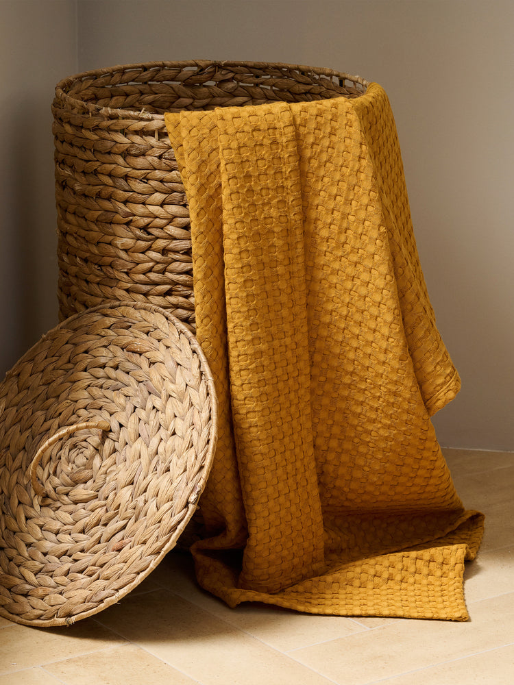 Honeycomb | Cotton Bamboo | Waffle | Bath Towel  | Sienna