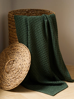 Honeycomb | Cotton Bamboo | Waffle | Bath Towel  |Verde