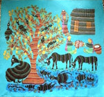 Ladobai, Turquoise Tree of Life with Villagers
