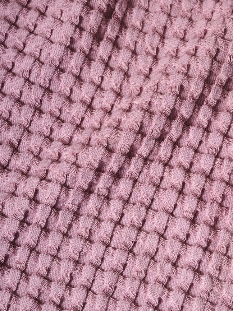 Chalk | Cotton | Waffle | Bath Towel | Mellow Mauve