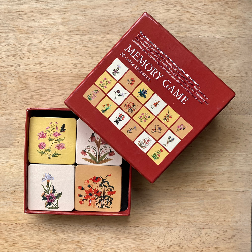 Memory Game - Mughal Miniature Flowers