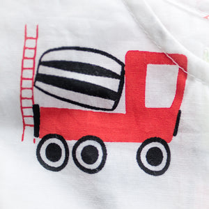 Whirly Cement Mixer - Unisex Kids Cotton Nightwear