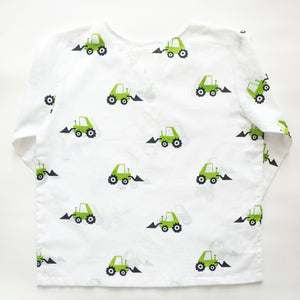 Scoopy Excavator - Unisex Kids Cotton Nightwear