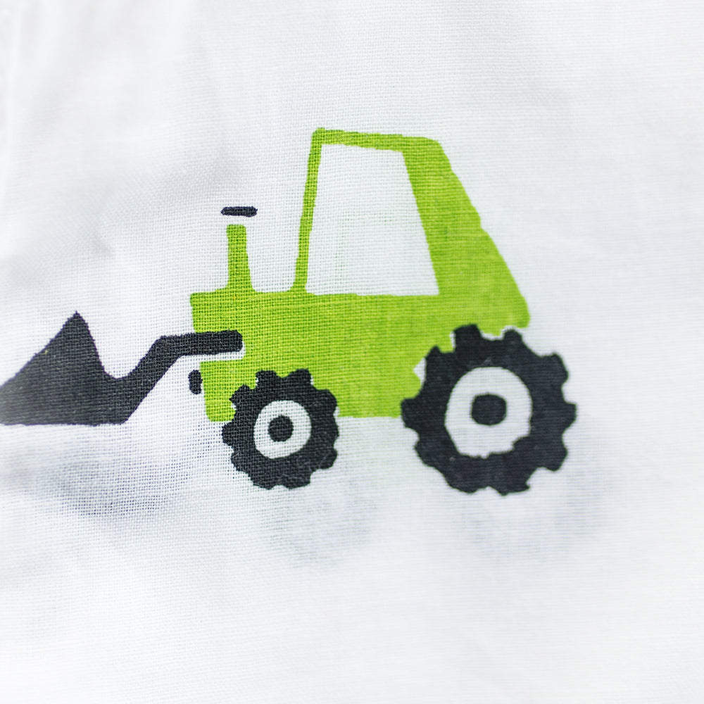 Scoopy Excavator - Unisex Kids Cotton Nightwear