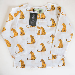 Spotty Leopard - Unisex Kids Cotton Nightwear