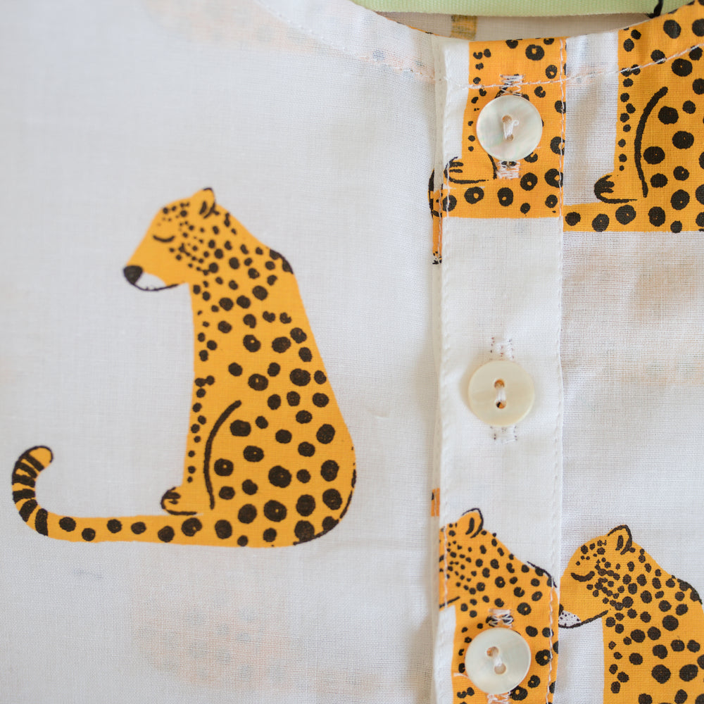 Spotty Leopard - Unisex Kids Cotton Nightwear