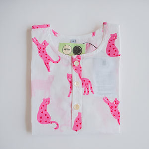 Pink Panther- Unisex Kids Cotton Nightwear