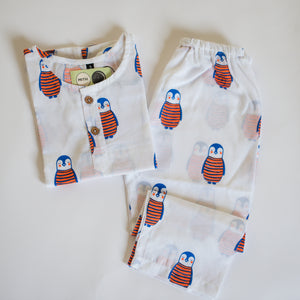 The Penguin  Dad- Unisex Kids Cotton Nightwear