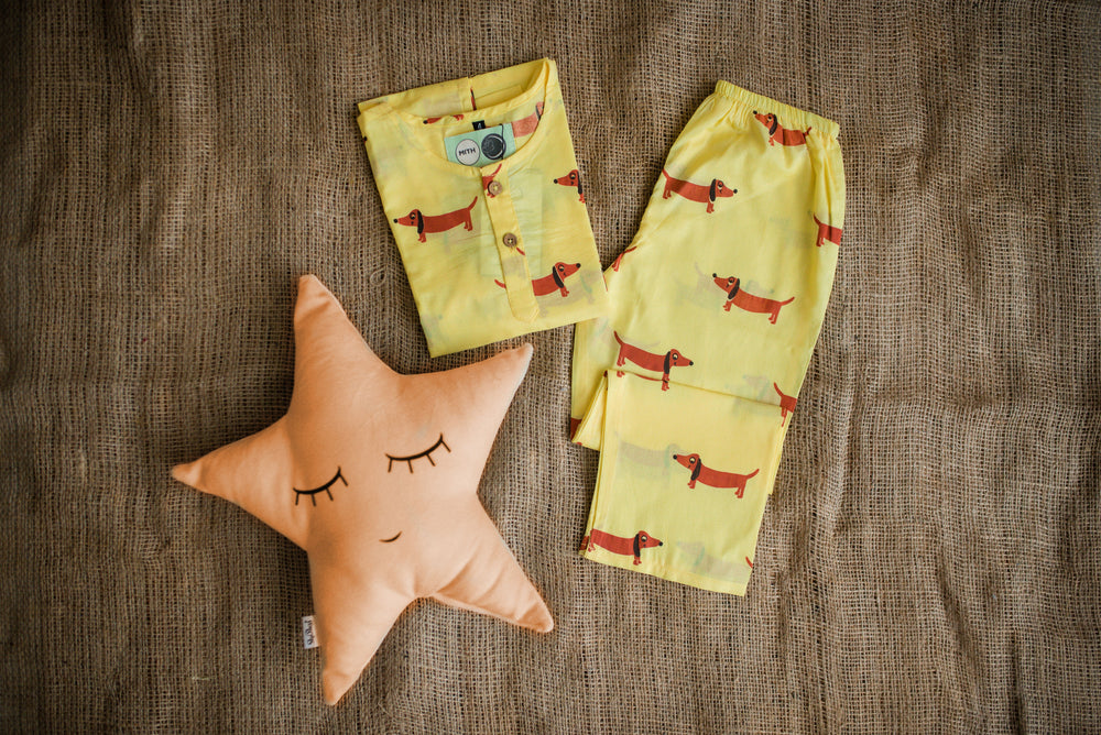 A Dog's  Life- Unisex Kids Cotton Nightwear