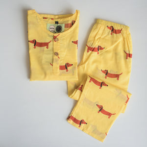 A Dog's  Life- Unisex Kids Cotton Nightwear