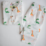 Dino Friends- Unisex Kids Cotton Nightwear