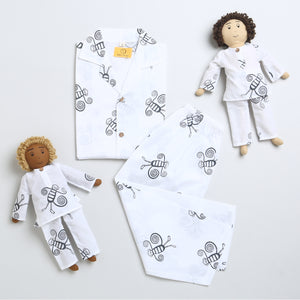 A Swinging Monkey- Unisex Kids Cotton Nightwear