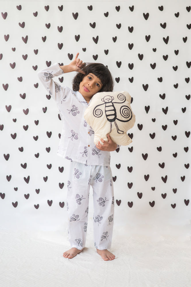 A Swinging Monkey- Unisex Kids Cotton Nightwear