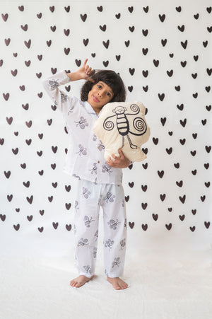 A Swinging Monkey- Unisex Kids Cotton Nightwear