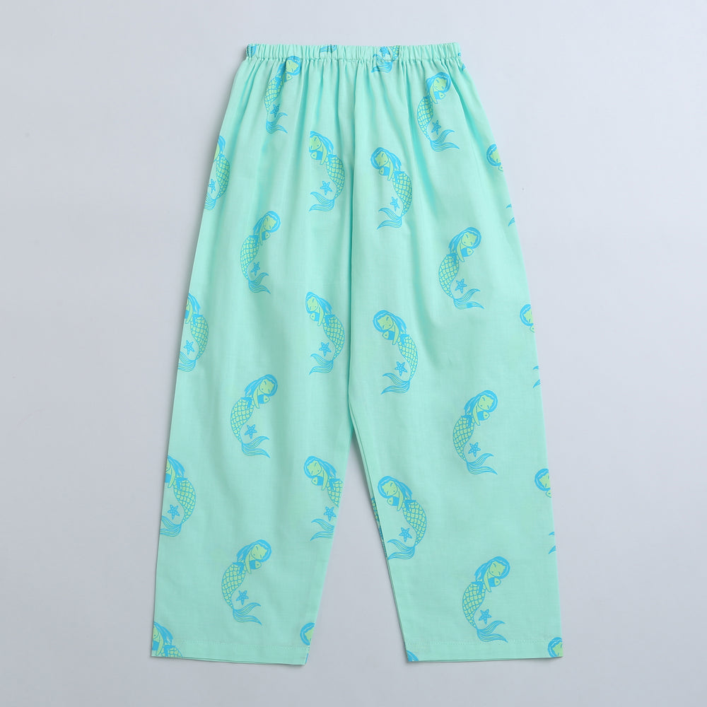 Adella The Mermaid - Unisex Kids Cotton Nightwear