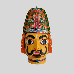 Handcrafted Folk Mask - Arjuna