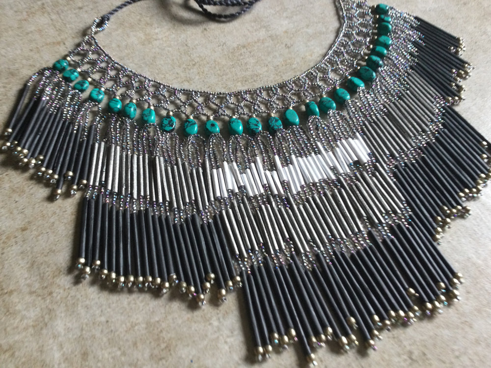 Black Egyptian fringe