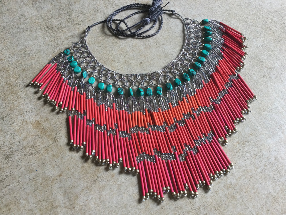 Red Egyptian Fringe