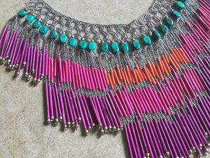 Purple Egyptian Fringe