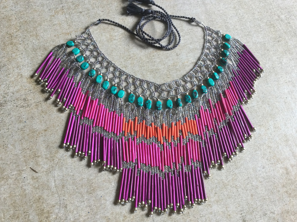 Purple Egyptian Fringe