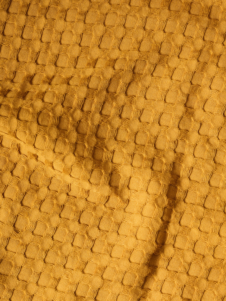 Honeycomb | Cotton Bamboo | Waffle | Bath Towel  | Ochre