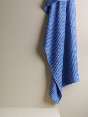 Pebble | Cotton | Waffle | Bath Towel | Cobalt