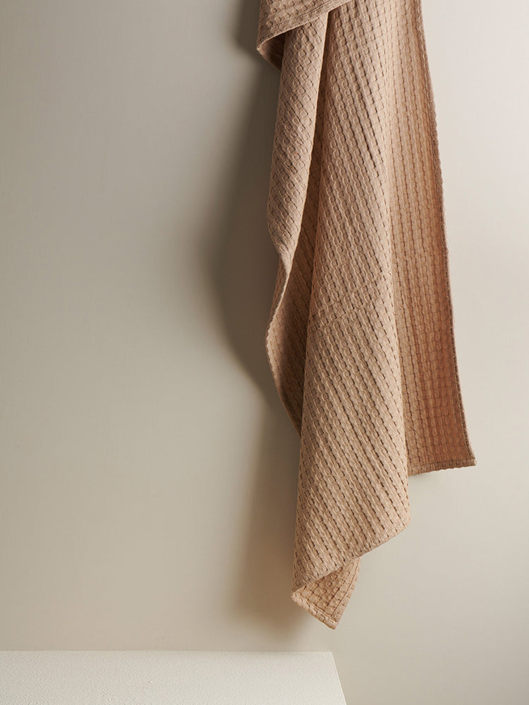 Pebble | Cotton | Waffle | Bath Towel | Sand