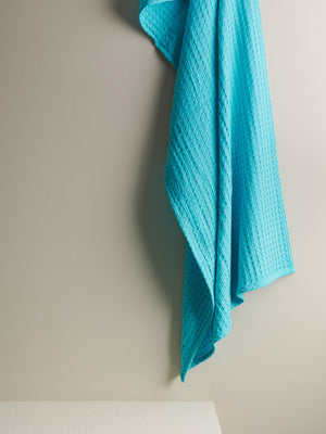 Pebble | Cotton | Waffle | Bath Towel | Aqua