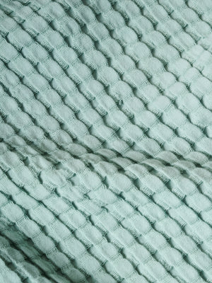 Chalk | Cotton | Waffle | Bath Towel | Stone Blue