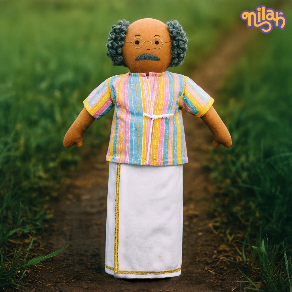 Single Doll - Nilah's Tatha in Multi-colour Shirt, Warm, Cotton Fabric Toy