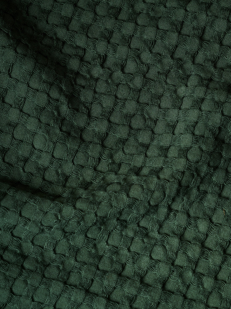 Honeycomb | Cotton Bamboo | Waffle | Bath Towel  |Verde
