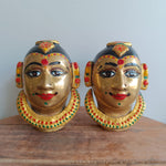 Pair of Vintage Gauri Heads
