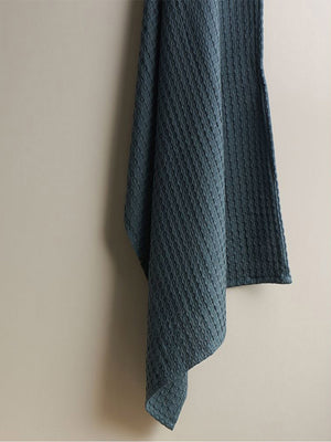 Beehive | Cotton Bamboo | Waffle | Bath Towel | Storm