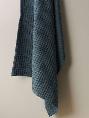 Beehive | Cotton Bamboo | Waffle | Bath Towel | Storm