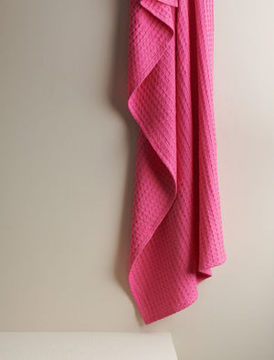 Pixel | Cotton | Waffle | Bath Towel | Rose