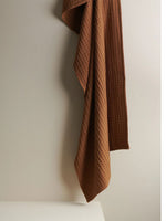 Beehive | Cotton Bamboo | Waffle | XL Bath Towel | Burlap
