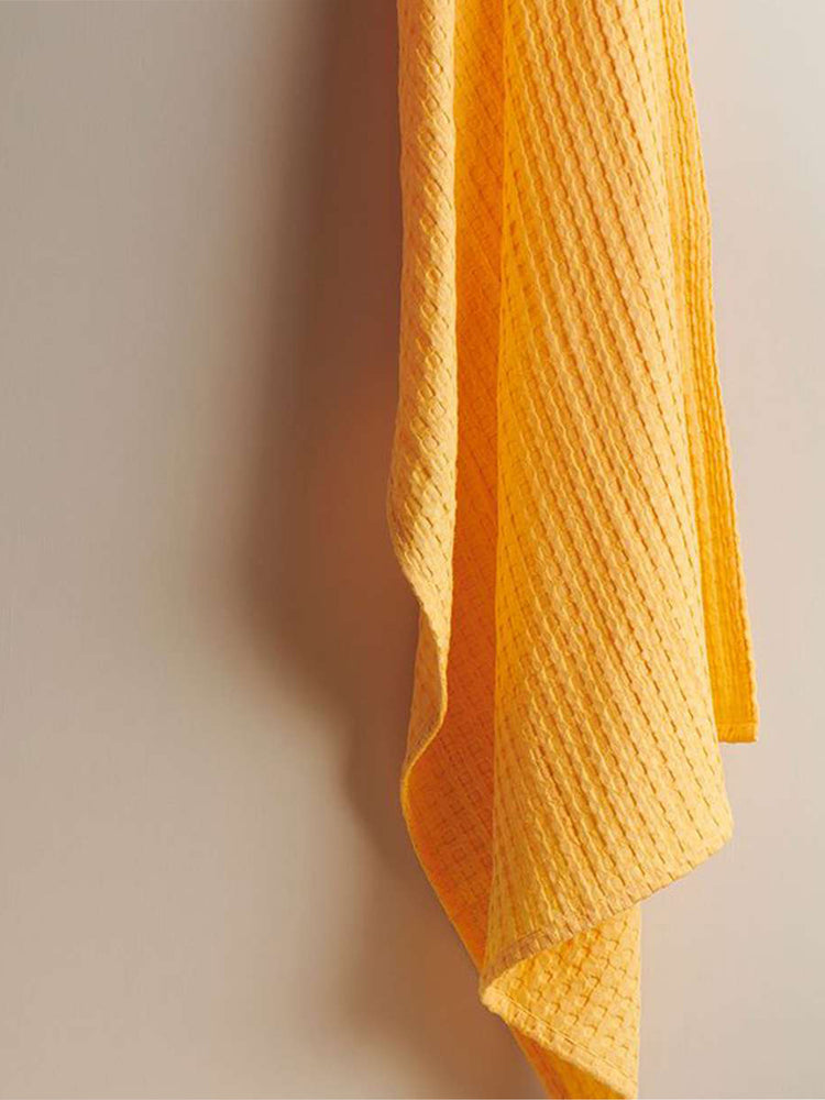 Pixel | Cotton | Waffle | Bath Towel | Sunflower