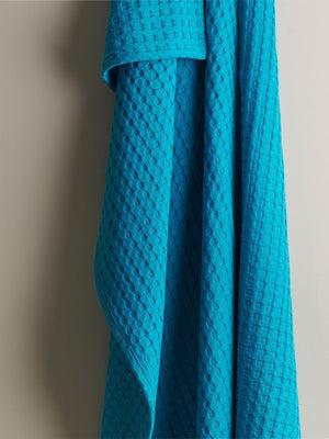 Pixel | Cotton | Waffle | Bath Towel | Petunia