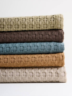 Beehive | Cotton Bamboo | Waffle | Bath Towel | Burlap