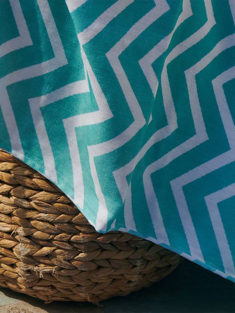Chevron | Cotton | Hammam Terry | XL Bath Towel