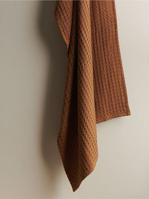 Beehive | Cotton Bamboo | Waffle | Bath Towel | Burlap
