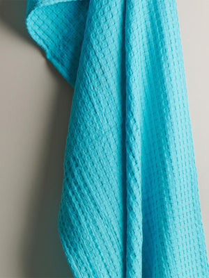 Pebble | Cotton | Waffle | Bath Towel | Aqua